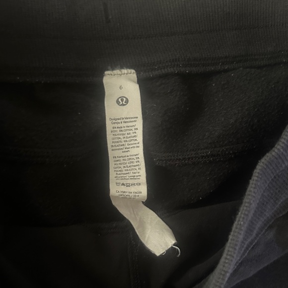 lululemon athletica Black Track Pants - Picture 2 of 7